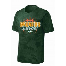 Montville Broncos Basketball Sport-Tek® CamoHex Tee